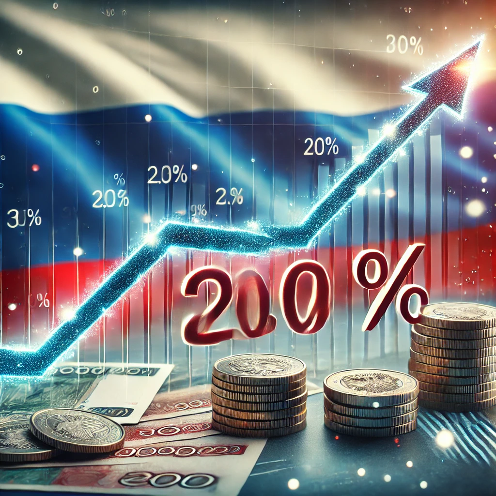 البنك المركزي الروسي يضاعف سعر الفائدة إلى 20٪